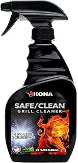 Sponsored Ad - Kona Safe/Clean Grill Grate Cleaner Spray - Heavy Duty, No-Drip Formula - Eco-Friendly, Food Safe BBQ Degre...