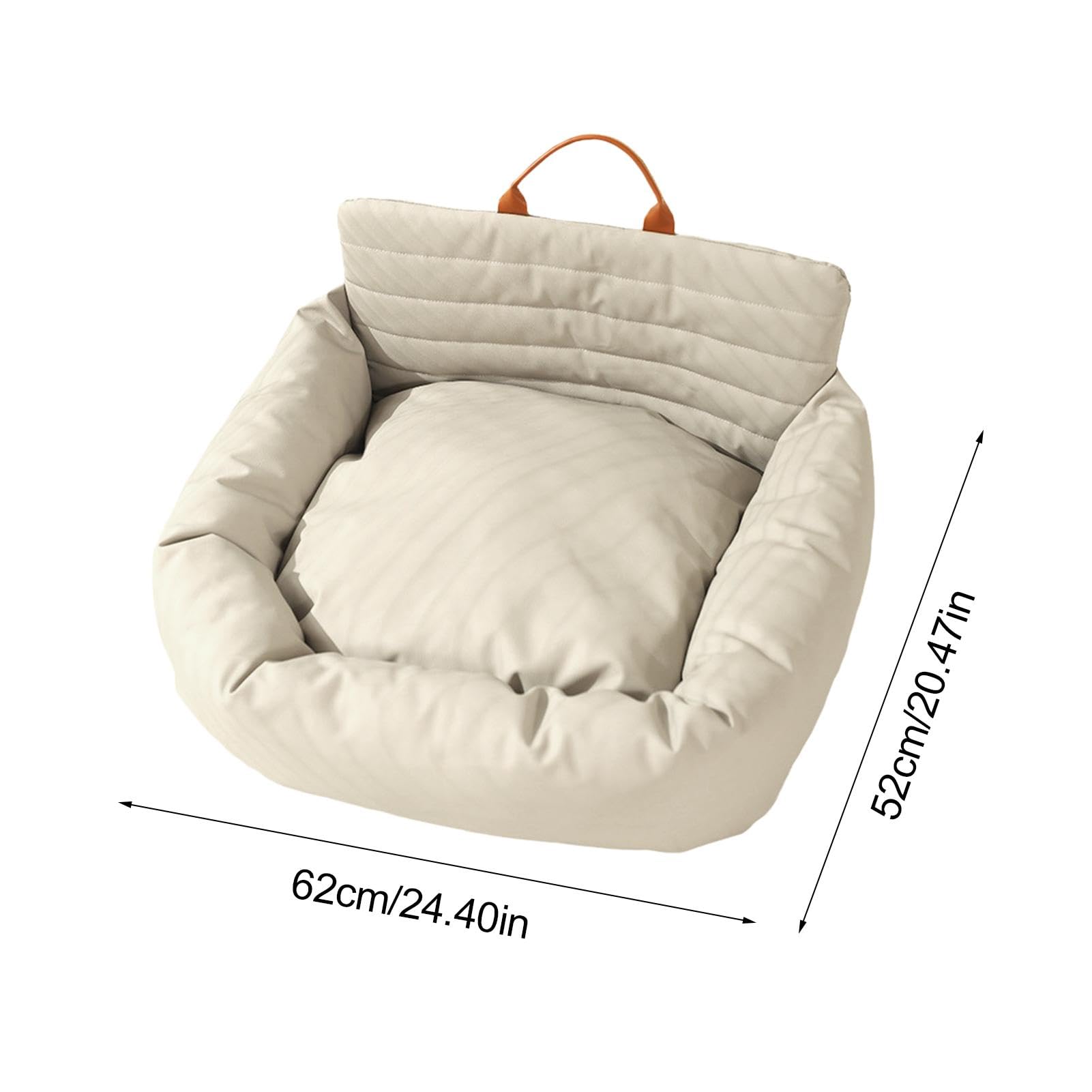 Cama de viaje para perros, cama para perros de coche, caseta para perros, impermeable para perros pequeños de 10 kg, cama antideslizante para coche, camión | impermeable para perros pequeños de 10 kg, cama antideslizante para coche, camión