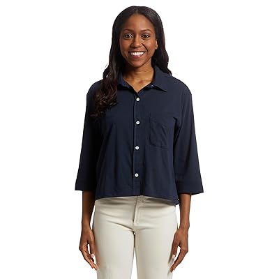 Lilla P Easy Button Down T Shirts Women