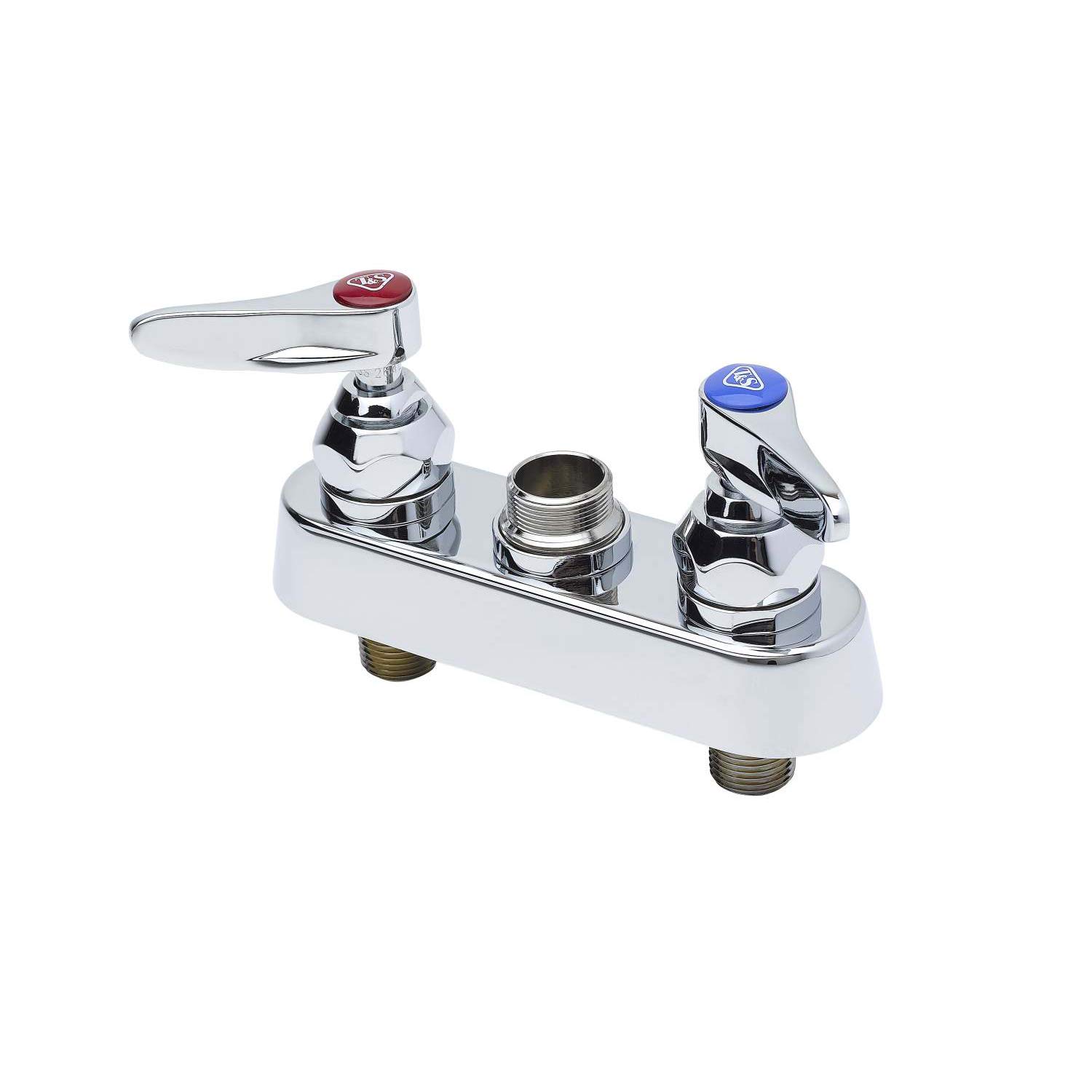 TS Brass B-1110-LN - Grifo para mesa de trabajo, cromado