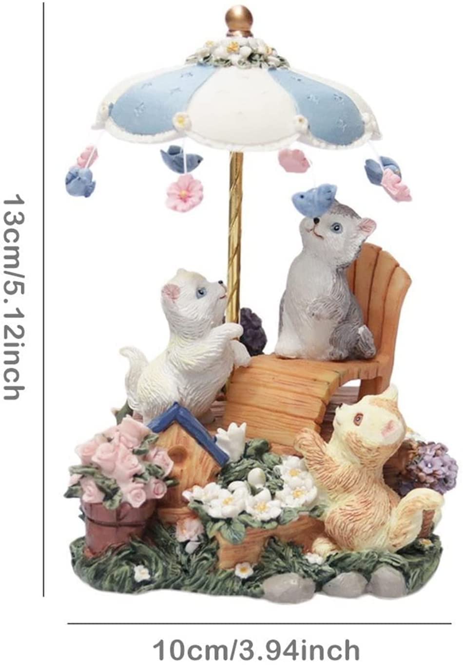 TsoLAY HSF Scatola di Musica Personalizzata Carino Cat Music Box Rotating Music Box Romantico Regalo di Compleanno Creativo for la Fidanzata Regalo per San Valentino Natale