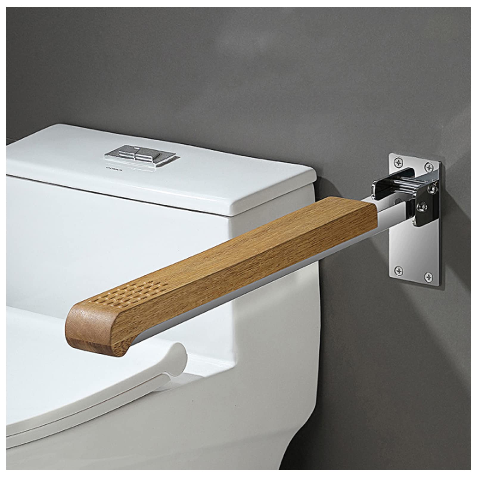 Buy EEUK Folding Handicap Toilet Grab Bars, Flip Up Grab Bars for