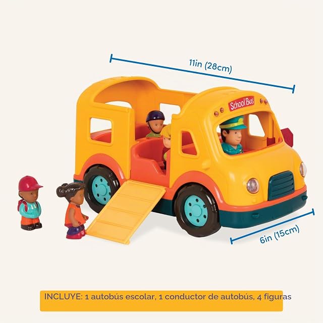 Foto 4 de 7 de Battat autobús Escolar Amarillo con Luces y Sonidos