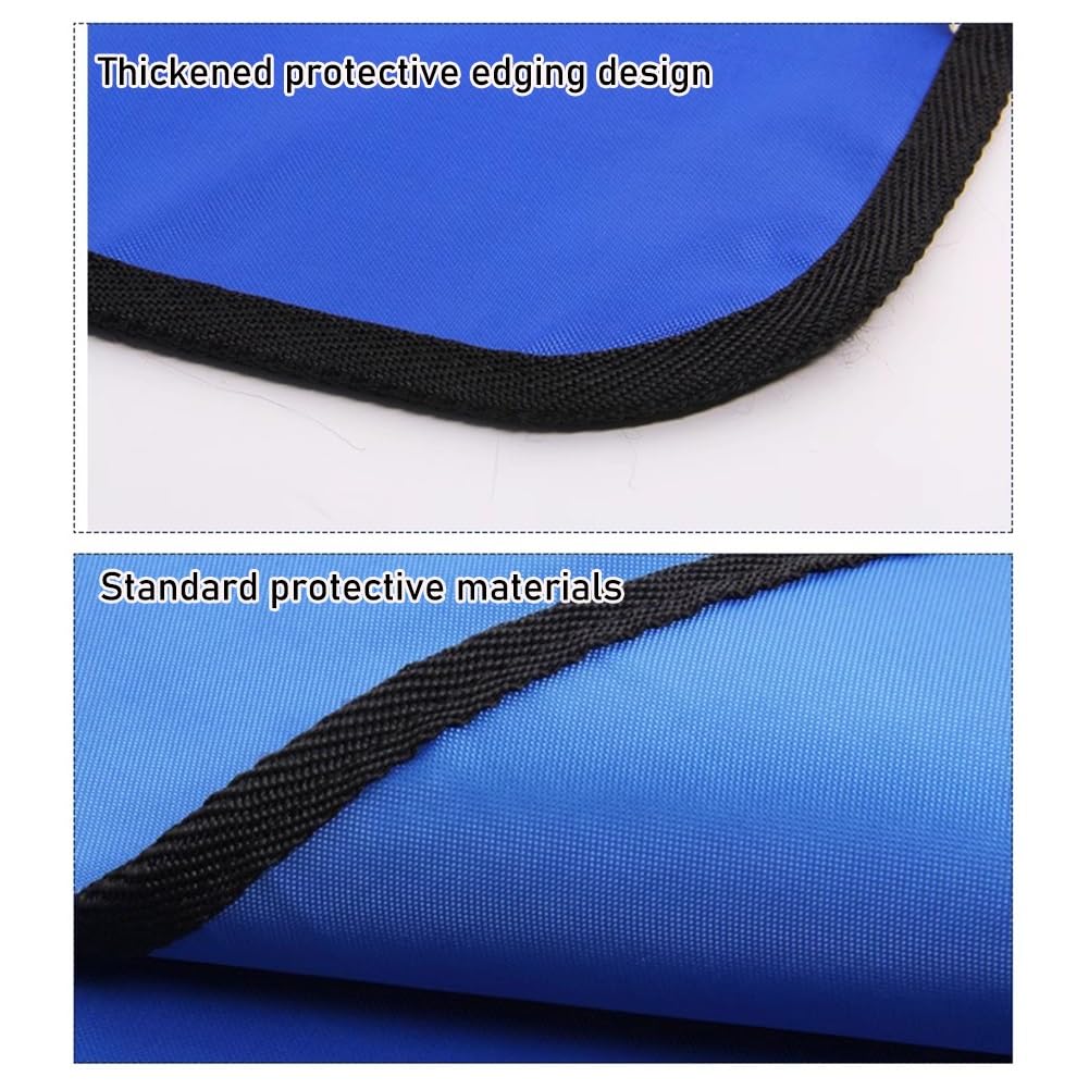 Bleischürze Strahlenbeständige Bleischürze Für Schutz Vor Röntgenstrahlen, 45 X 45 cm Quadratische Bleischürze, Sicherheitsschutzkleidung Für Erwachsene(0.35mmPb)