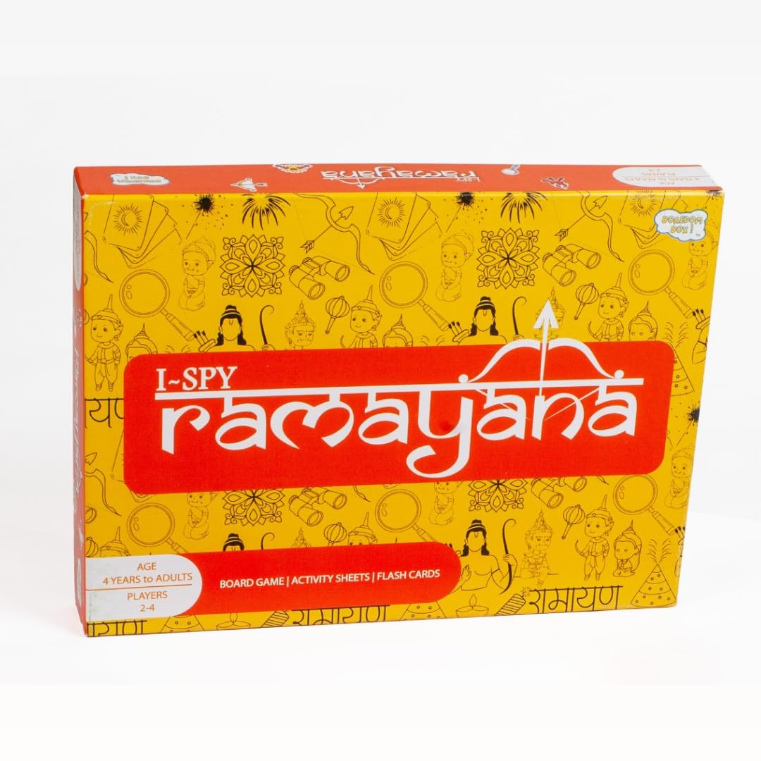 See full amazon price history chart for I-Spy Ramayana Board Game & Activity Box | Games for Kids | Educational Game for Kids | Birthday Gift for Boys & Girls | Board Games | I Spy Game | Ages 4 & Above | 2-4 Players I-Spy Ramayana Board Game & Activity Box | Games for Kids | Educational Game for Kids | Birthday Gift for Boys & Girls | Board Games | I Spy Game | Ages 4 & Above | 2-4 Players (B0D98KJTBG) Amazon Price History, Amazon Price Tracker