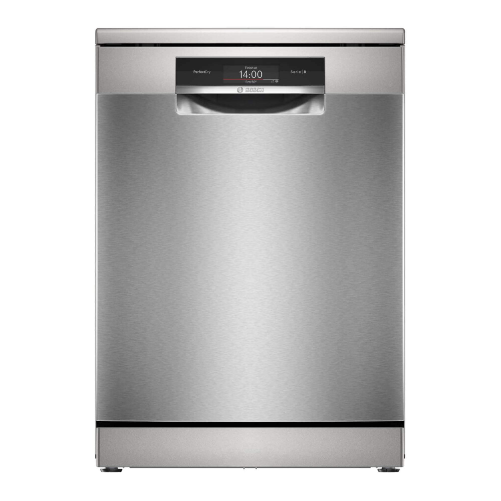 Bosch, Lavavajillas, Serie 8, Home Connect, PerfectDry, Acero, SMS8TCI04E | Controla el lavavajillas desde la app y consigue secar hasta el plástico gracias a las Zeolitas.