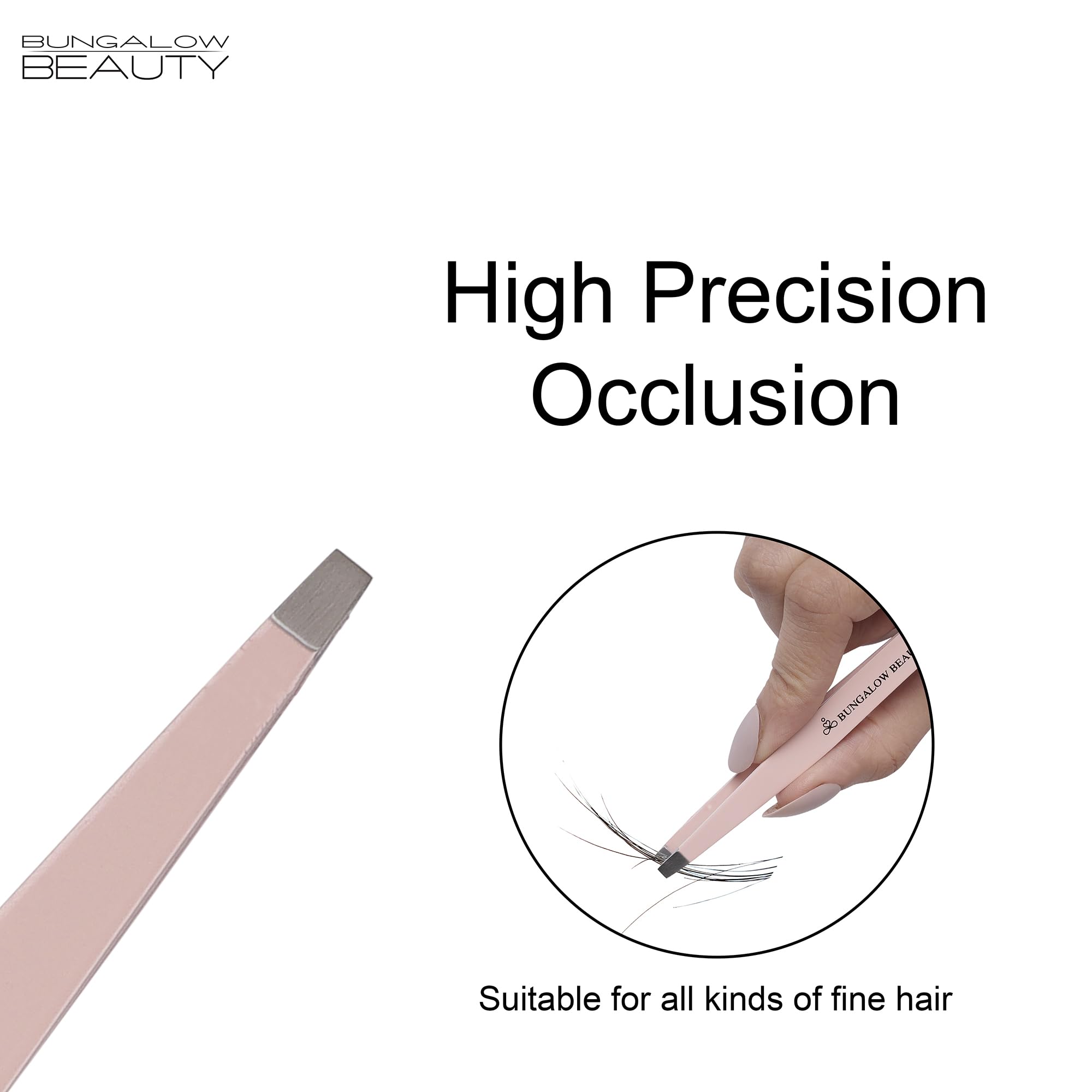 BUNGALOW BEAUTY 4 Pcs Precision Multifunction Tweezers Set, Precision for Eyebrows, Splinter & Ingrown Hair Removal - California Proposition 65 listed - Lead free | Cadmium Free | Phthalates Free 1