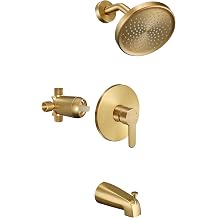 Gold Shower Faucet Set