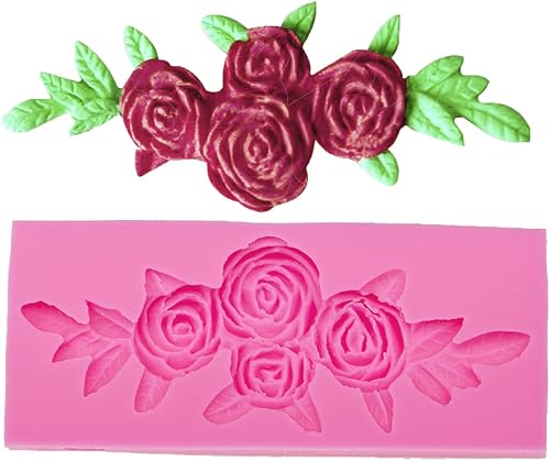 Vista 38 de Molde de jabón de silicona con forma de flor de rosa 3D en 3D, molde de pastel de chocolate, hecho a mano, decoración de fondant, herramientas