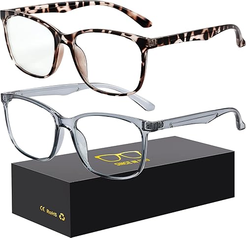 Miniatura 10 de Lentes con bloqueo de luz azul para computadora, lectura, juegos, televisión, teléfonos, lentes de moda antifatiga visual y UV para mujeres y