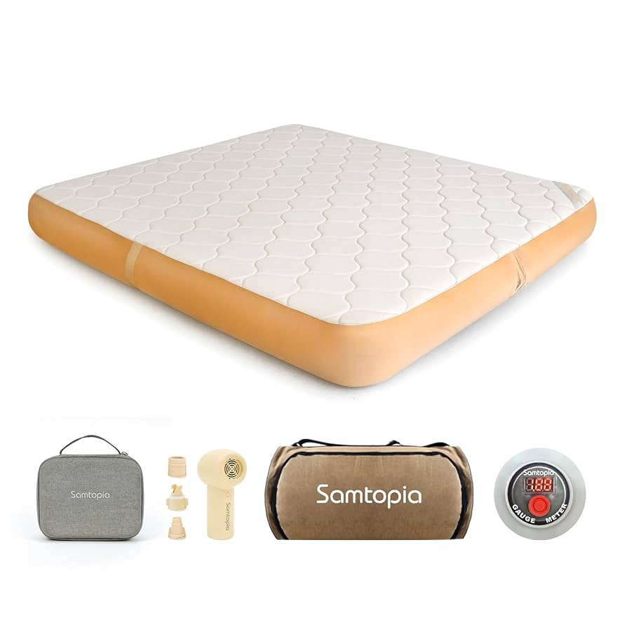 Amazon.co.jp: samtopia エアーベッド 電動ポンプ付き「最新鋭の