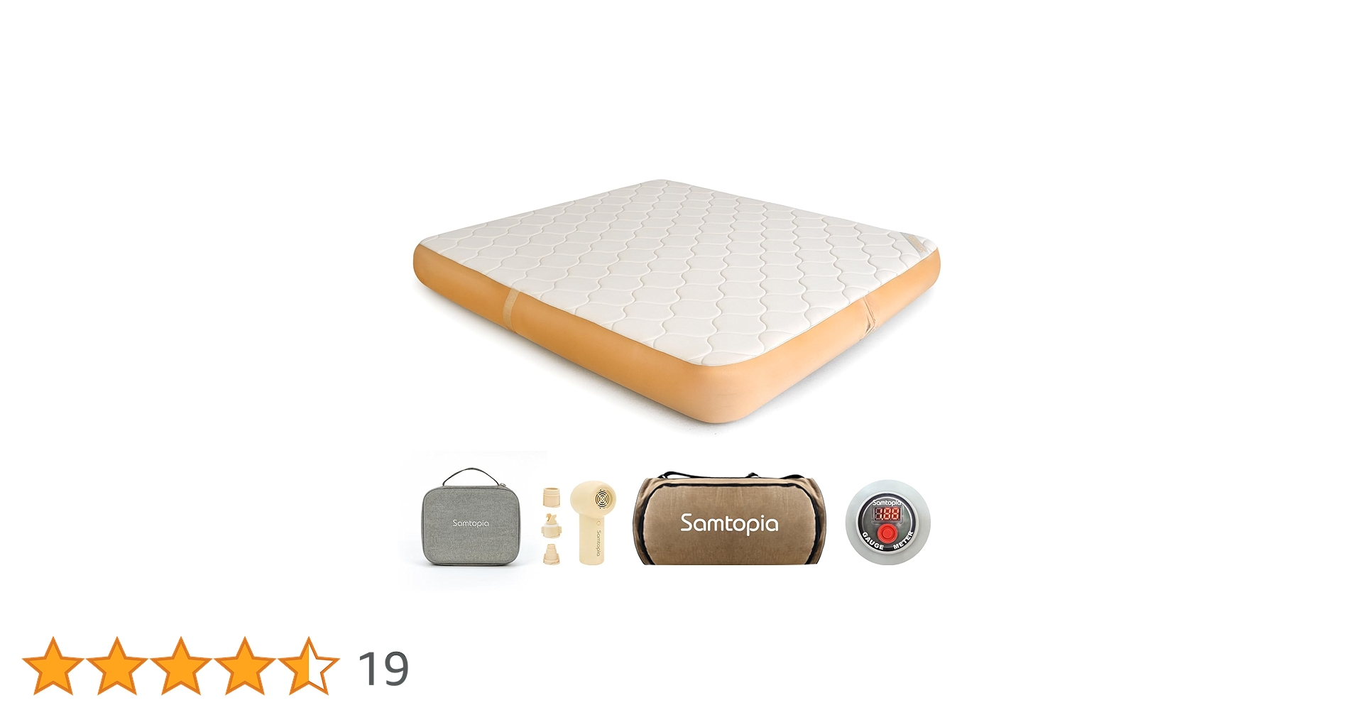 Amazon.co.jp: samtopia エアーベッド 電動ポンプ付き「最新鋭の独自