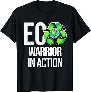 Eco-Warrior Action: Eco-Friendly Lifestyle T-Shirt