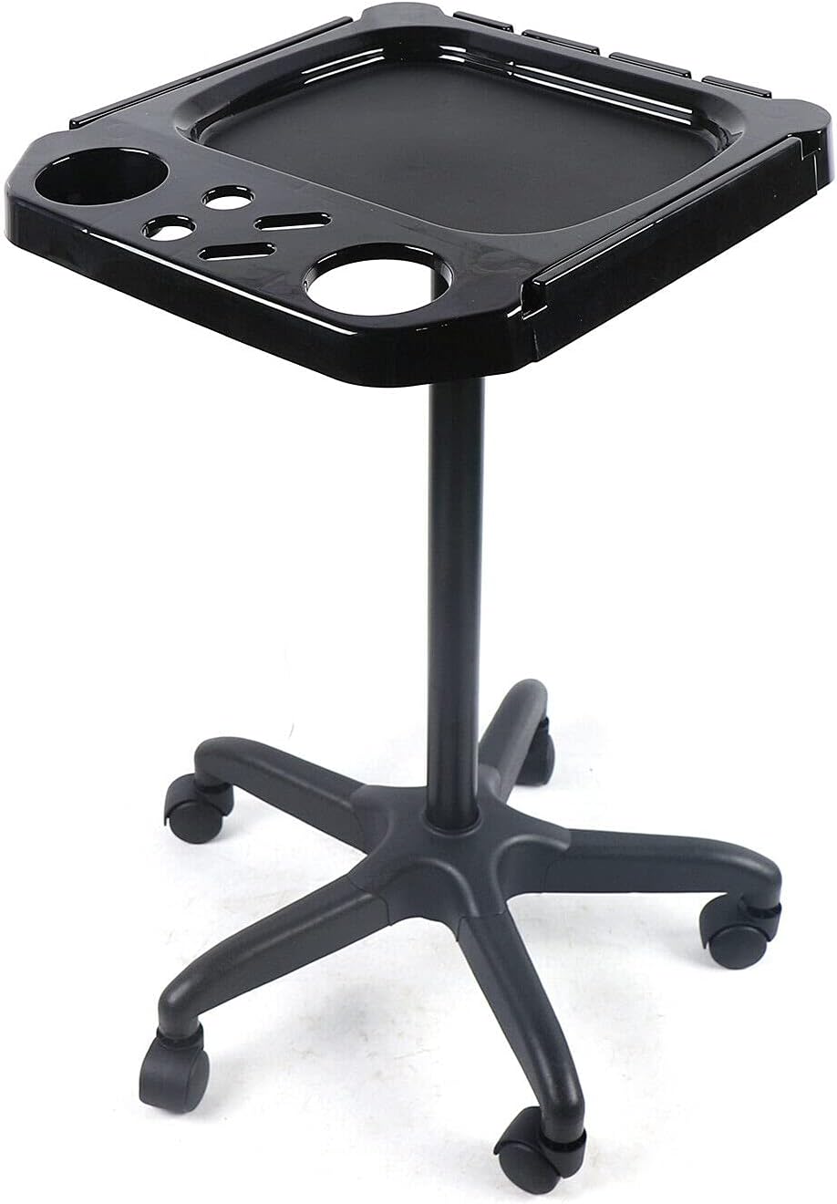 Beauty Cart,Salon Trolley Rolling Cart Stand, Aluminum Tray Cart Beauty Instrument Tray Mobile Cart with Casters Spa Stand Tray for Bathroom Spa Salon Office