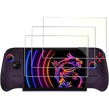 3Pack Screen Protector for MSI Claw 8 EX AI+ Gaming Handheld,Tempered Glass Film,Anti-Scratch,Anti-Fingerprint,HD Clear Flexible Screen Guard for MSI Claw 8 EX AI+ Portable Console