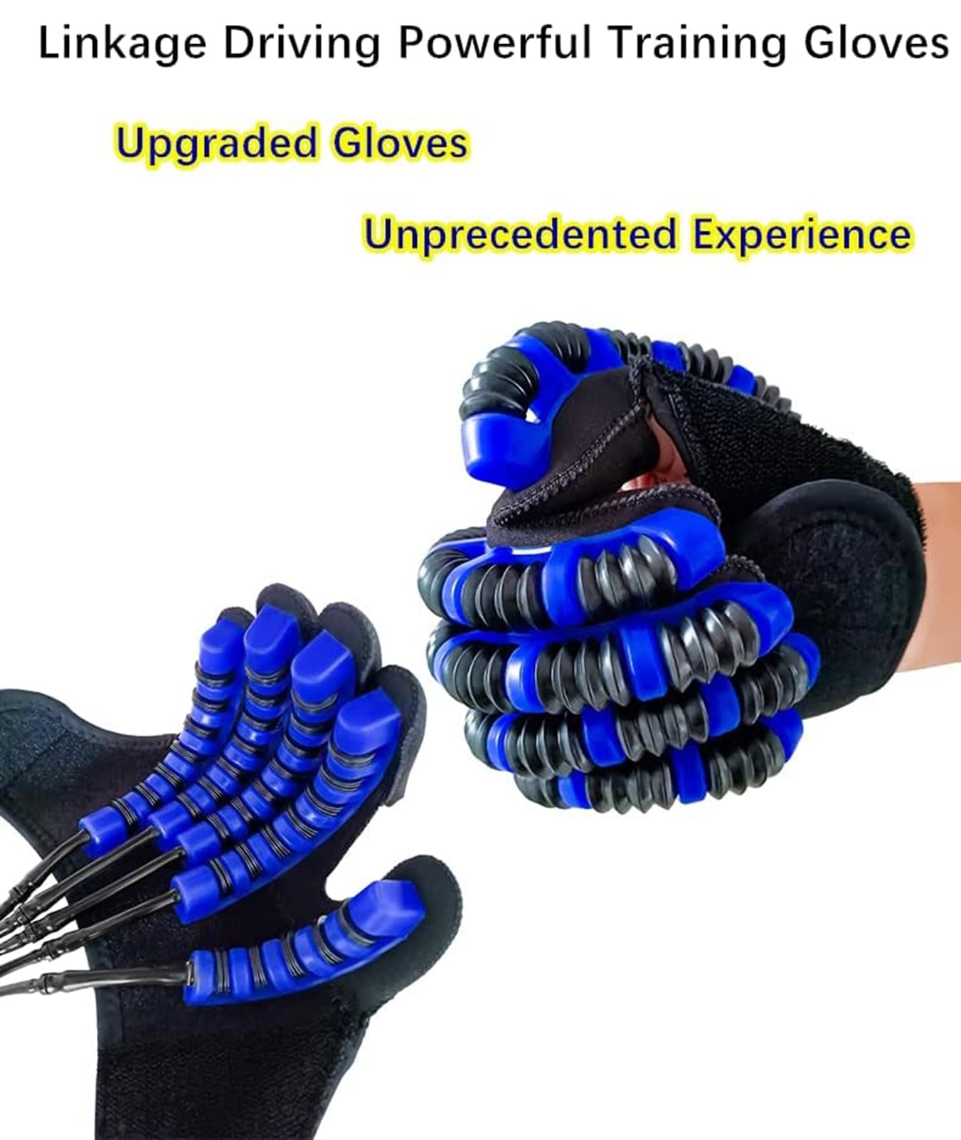 Guantes De Robot De Rehabilitación De Manos, Dispositivo De Entrenamiento De Dedos Eléctrico, Rehabilitación De Guantes De Espejo, para Pacientes con Hemiplejía por Accidente Cerebrovascular