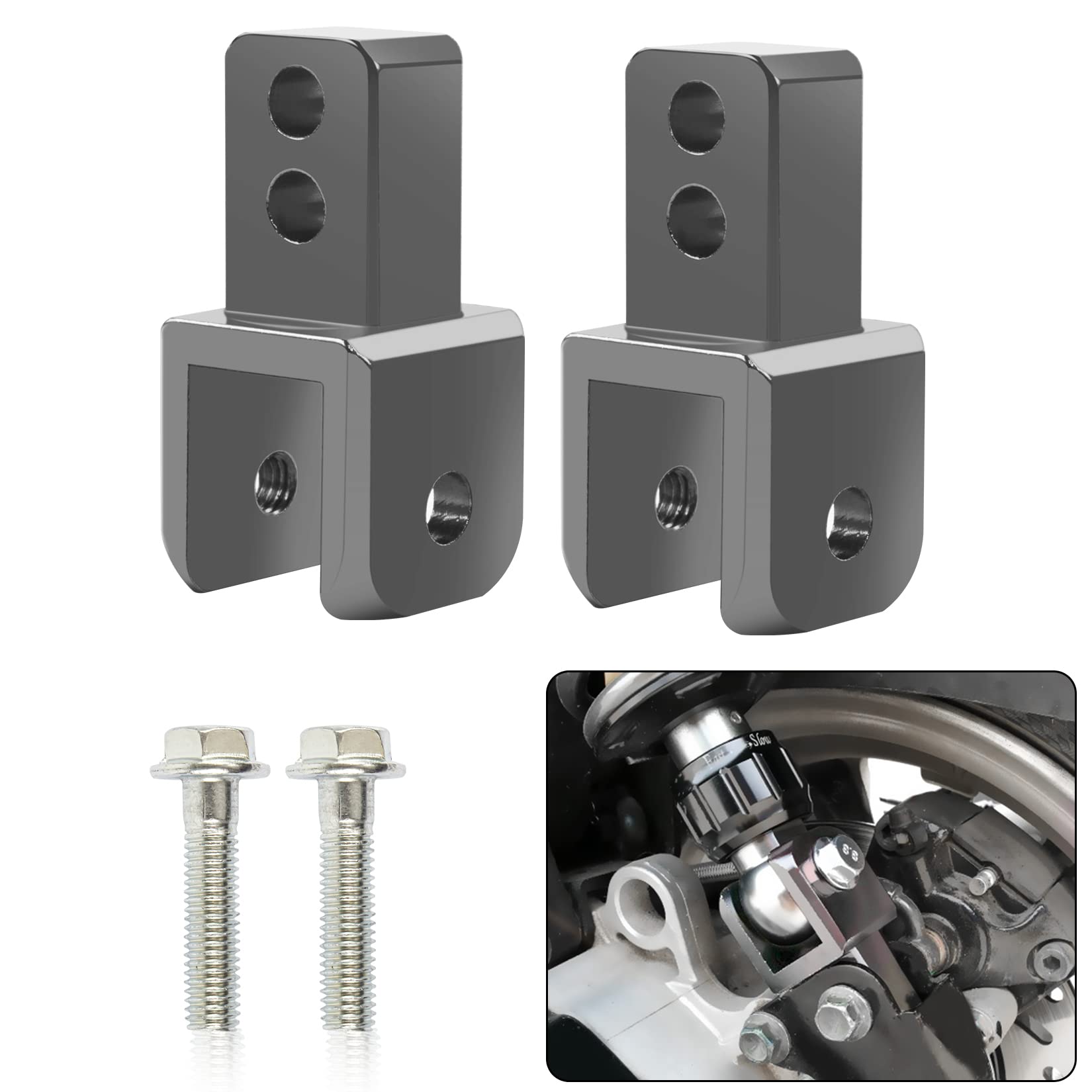 Amazon.com: M8 8mm Rear Shock Extender Absorbers Universal