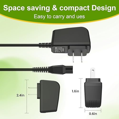 Miniatura 4 de Cargador de 15 V para Philips Norelco HQ8505 Series 3000 5000 6000 7000 9000, Multigroom MG5750 MG7750 MG7770 MG7790 BG7030 BG7040 BG5025 QP6 531,