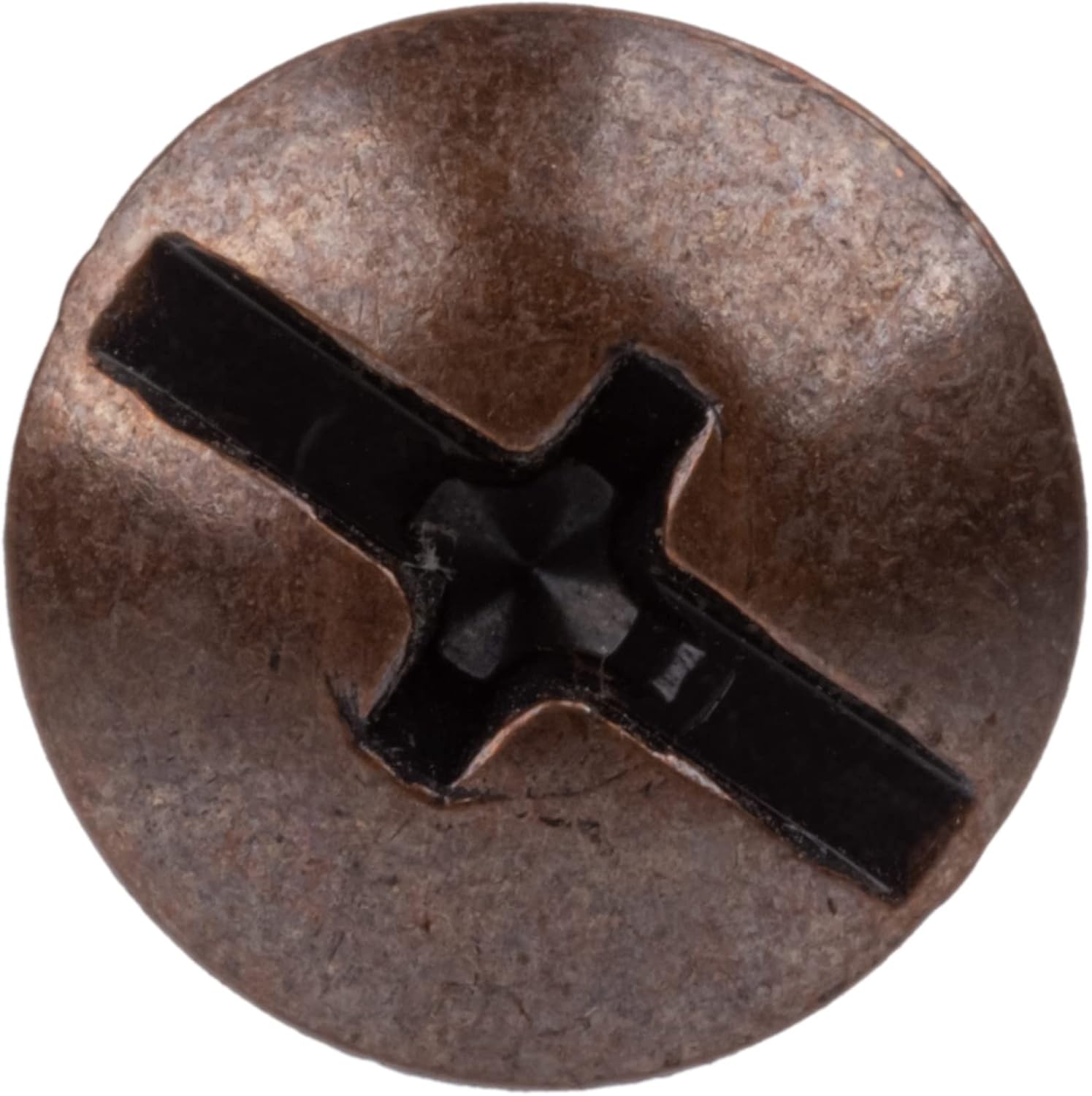 #8-32 X 1/2" Antique Copper Truss Head Machine Screws | Pack of 25 | Cabinet Door Knob, Dresser Drawer Pull Mounting Screws | MS1-SAC