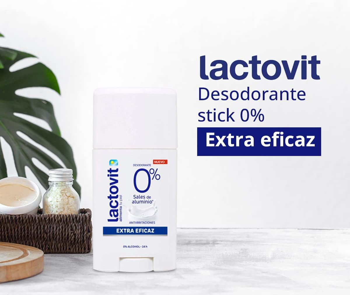 Desodorante en stick Lactovit Original por sólo 2,28€ (en compra recurrente)