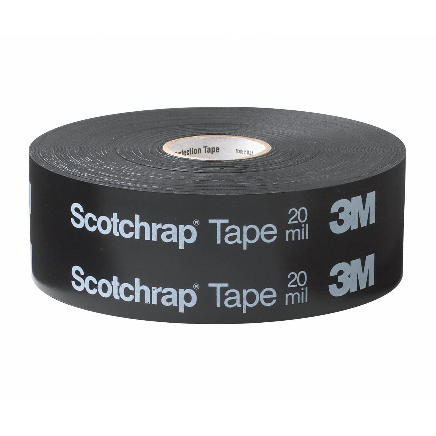 3M Scotchrap Vinyl Corrosion Protection Tape 51 Easy Application PVC Backing Rubber Adhesive Printed Black 20 mil 2 in x 100 ft 1 Roll product thumbnail 2