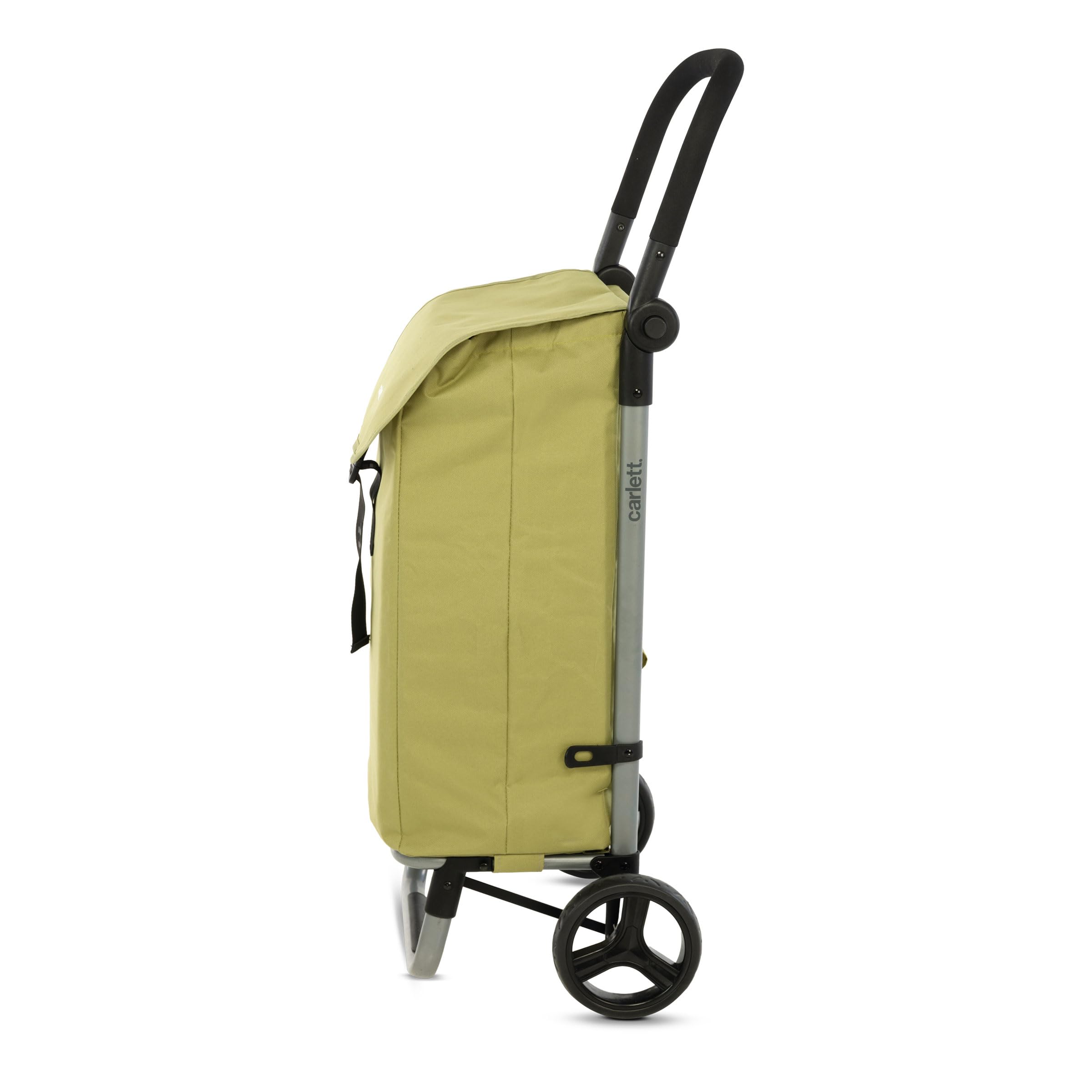 Carlett, carrello per spesa Urban Quad, 4 ruote, pieghevole, con freno, manubrio regolabile, capacità 50L, borsa congelatore 10L, menta. | Leroy Merlin
