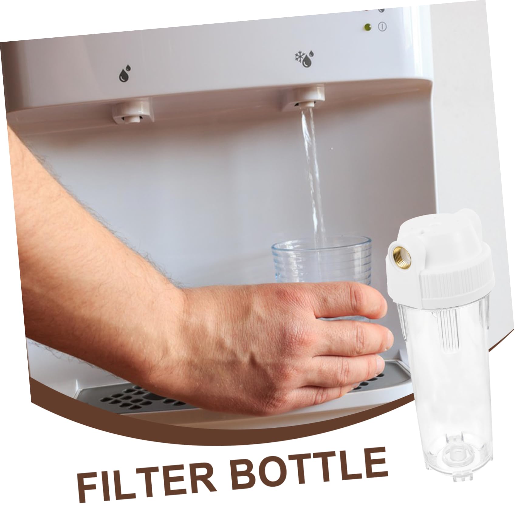 Bouteille Filtrante Antidéflagrante 10 Pouces pour Préfiltre, 1 Pièce