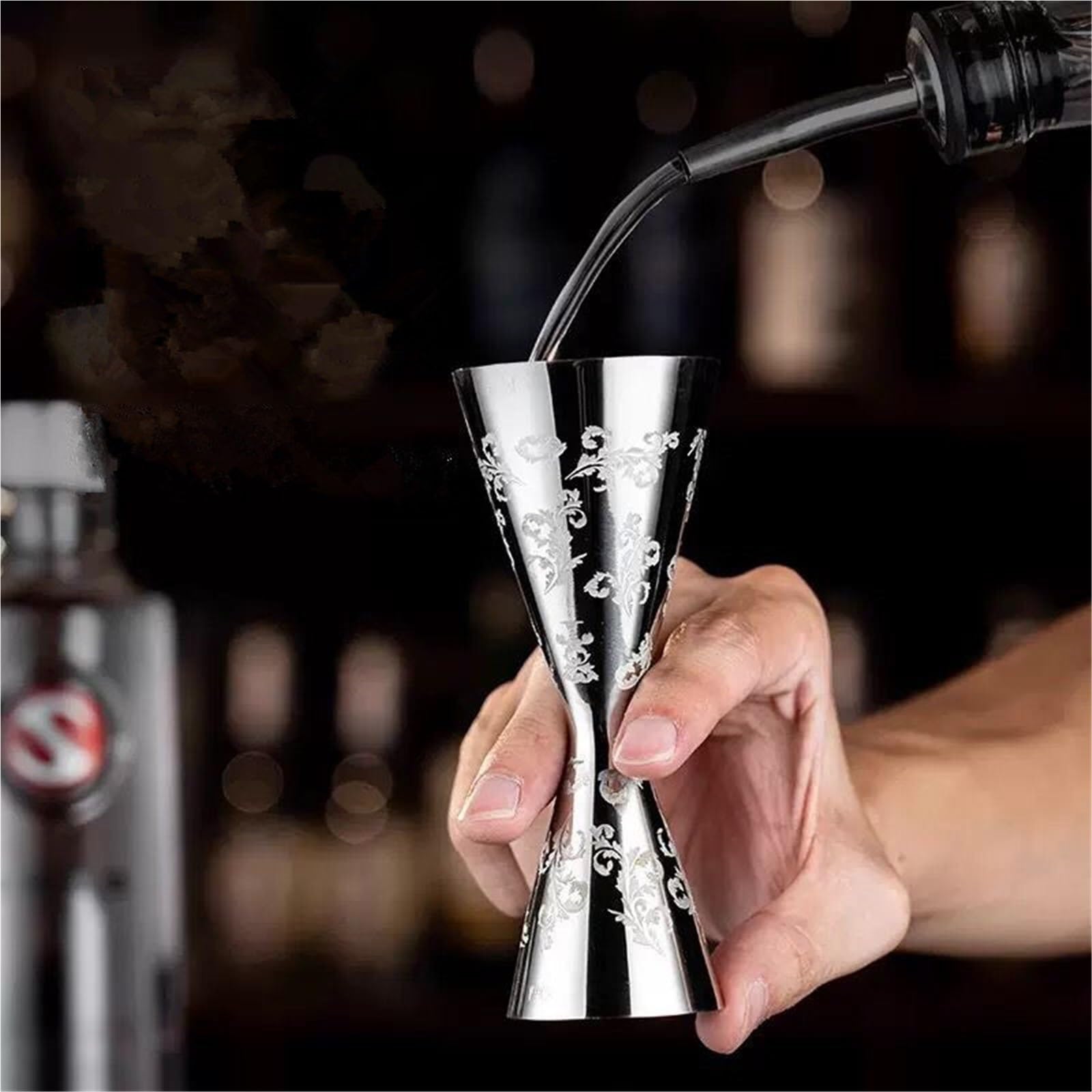 Doseur à cocktail conique Tasse à mesurer outils barre mesure Cocktail Jigger 10/20/30/45/60ml Carven accessoire(Type 3 30/60ml)