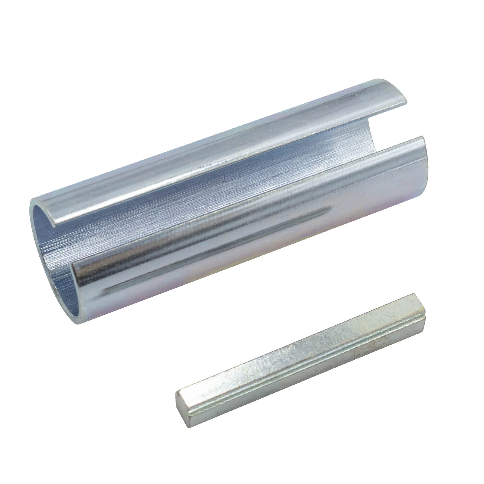 7/8" X 1" X 3" Shaft Adapter Pulley Bore Reducer Sleeve Bushing & Step Key