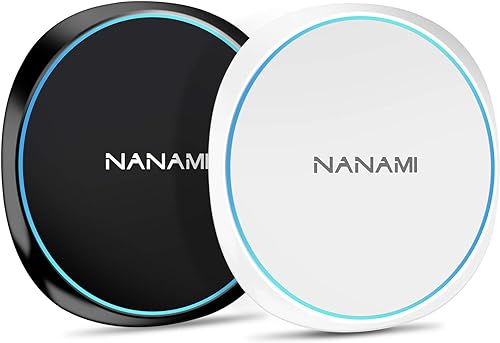 NANAMI Cargador inalámbrico rápido 2 unidades  Almohadilla de carga inalámbrica con certificación Qi de 7.5 W para iPhone 1616 Plus16 Pro16 Pro