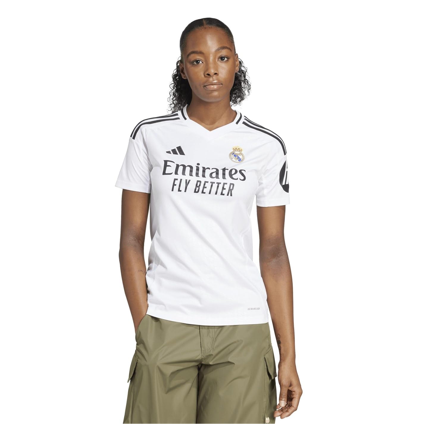 adidas Camiseta de Hombre 1ª equipación Real Madrid CF 2024-2025 Talla M