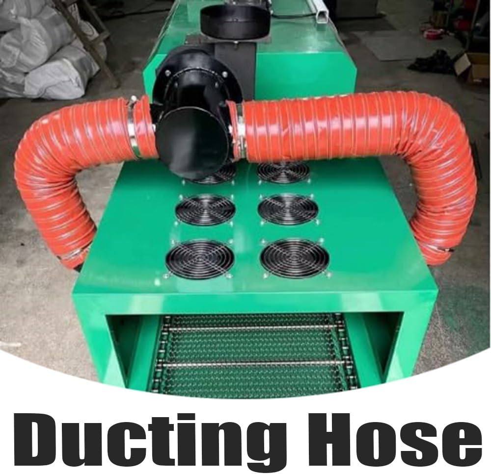 3inch Flexible Dryer Hose Vent Automotive Intake Hose Air Duct Hose Silicone Brake Cooling Air Ducting Industry Exhaust Hose(80mm(3 1/8"))