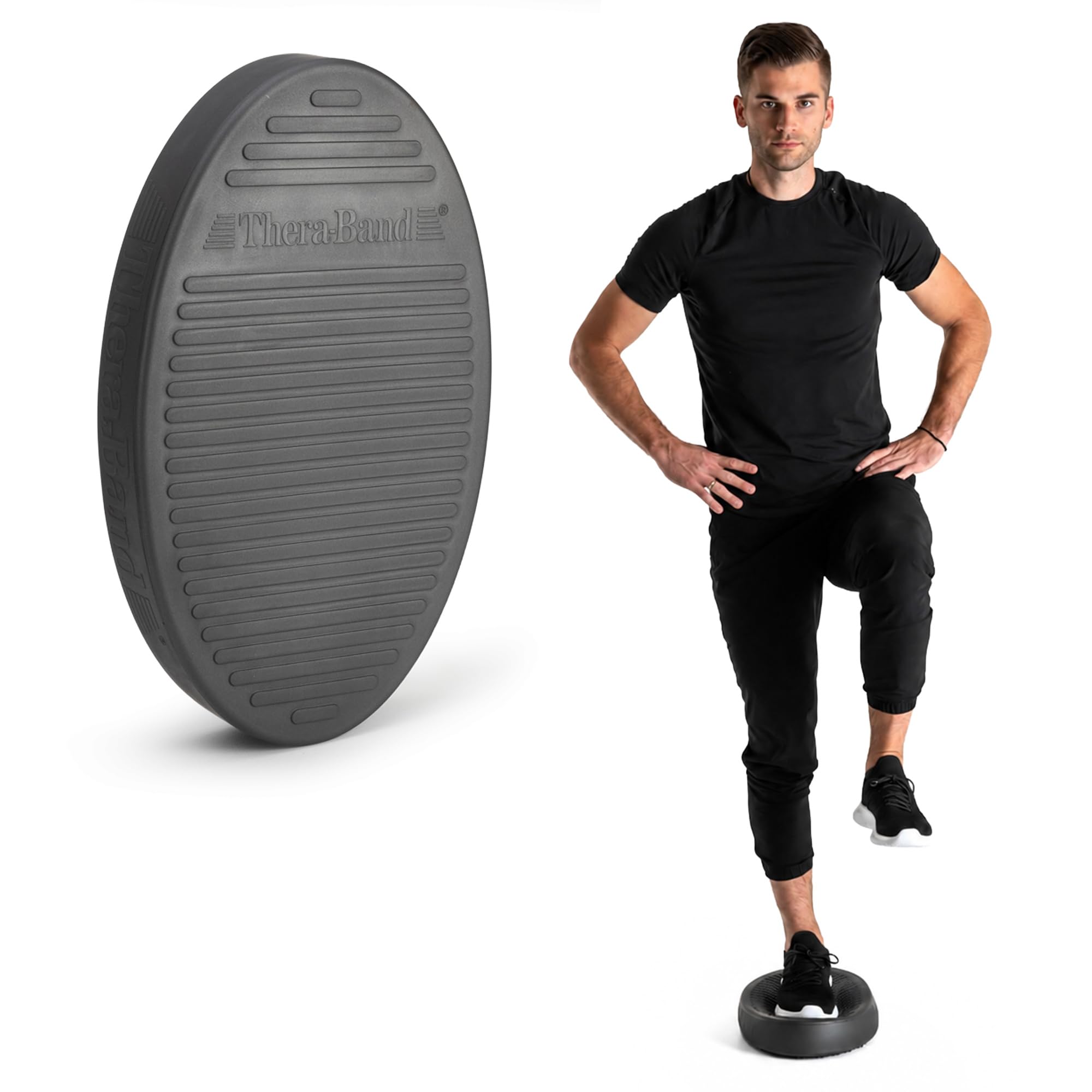 TheraBand Podkładka do treningu stabilności do treningu równowagi i stabilności, poduszka bucikowa do wzmocnienia kostki, rehabilitacji urazów i fizjoterapii, sprzęt do balansowania