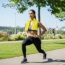 SOFTSPUN Microfiber Gym & Sports Towels for Men & Women 1pcs Yellow 340 GSM 60X120cms Fast Drying Super Absorbent Lightweight & Ultra Compact Sweat Towels for Working Out Camping Hiking Travel. gallery image