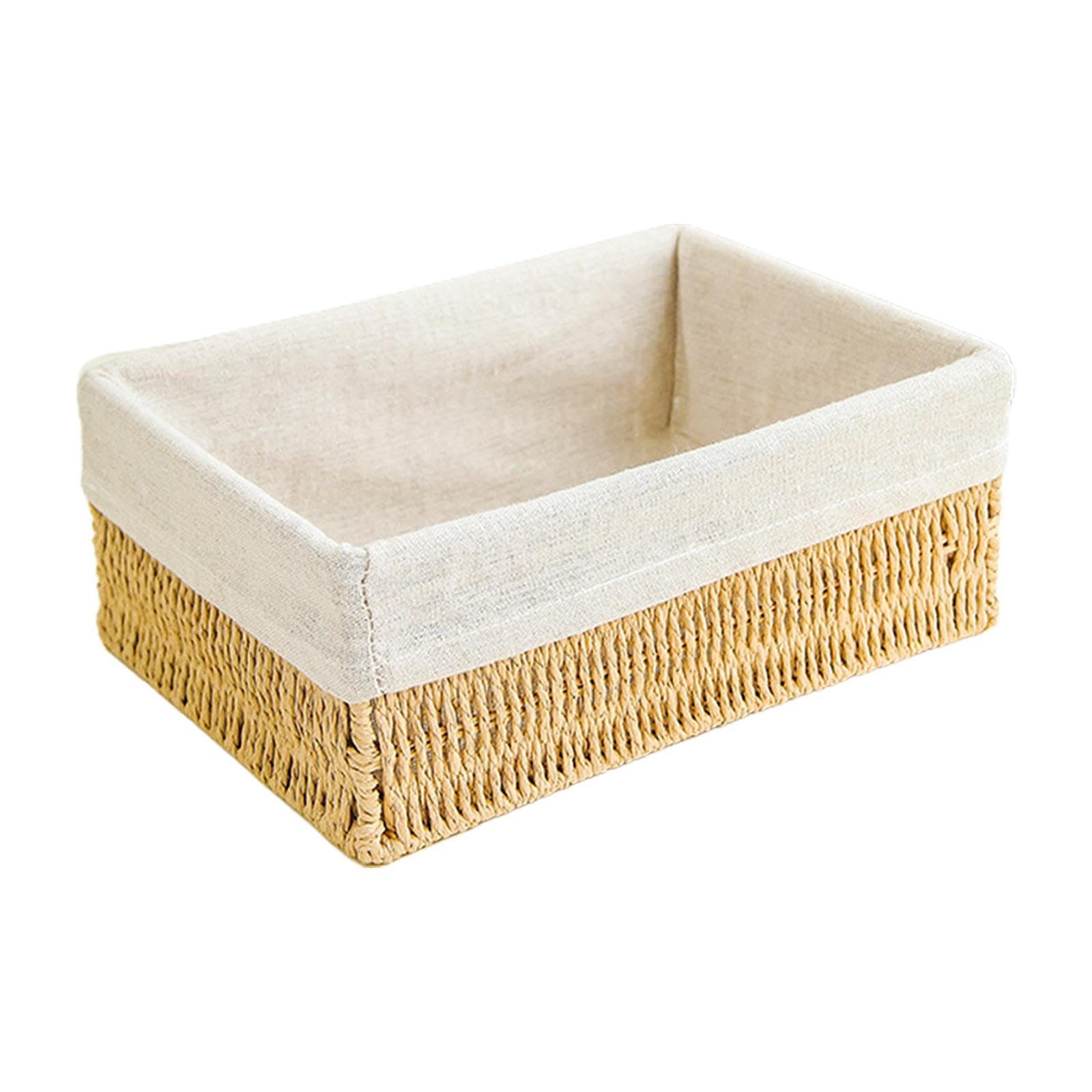 Panier en osier anti-désordre pour ranger les petits objets de maison