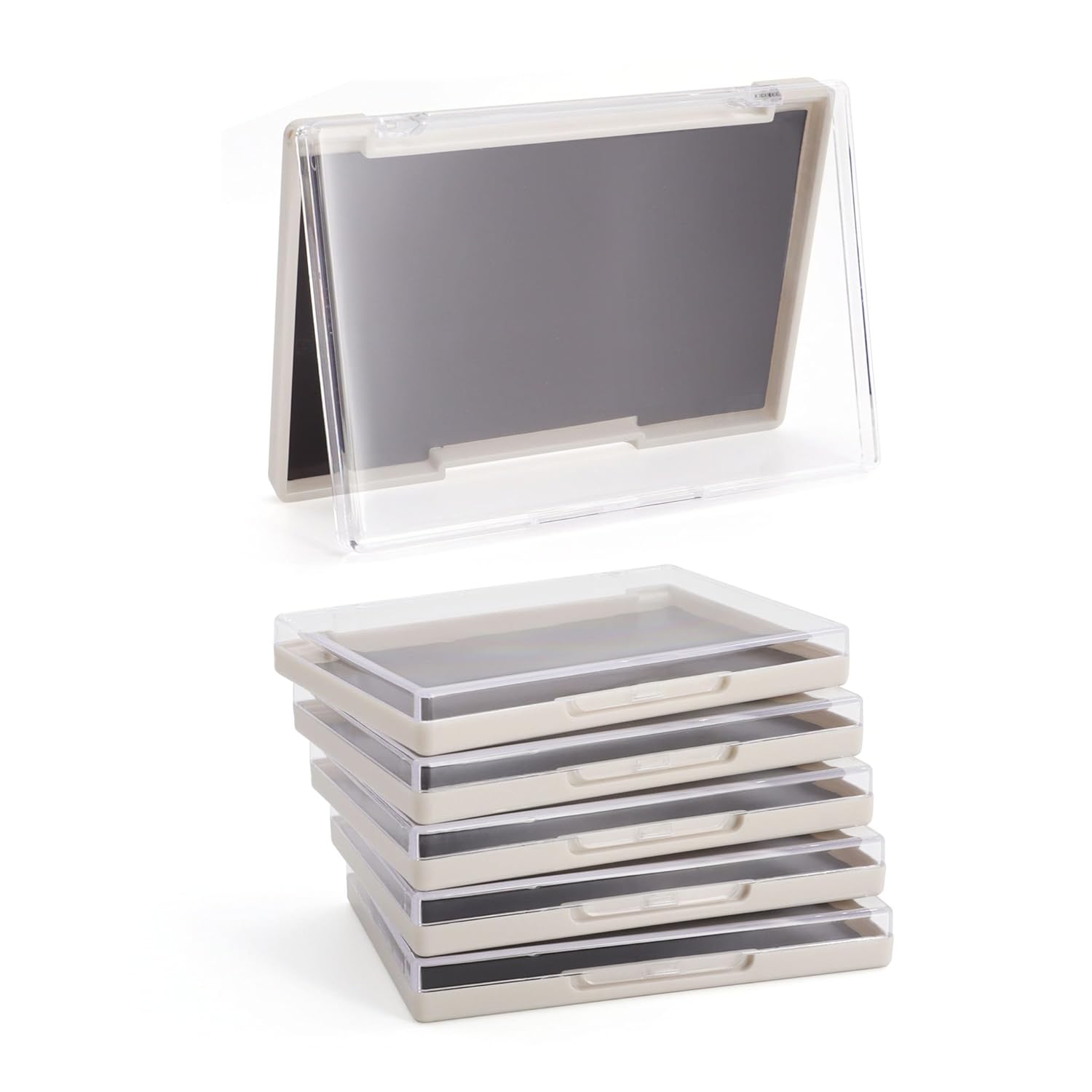 5 Pack Palette White Empty Makeup Palette, Eyeshadow Pan Cosmetics