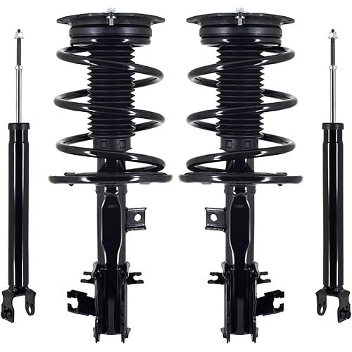 PM Auto Front-Rear Set of 4 Quick Complete Strut - Shock For 2009-2014 Nissan Maxima FWD