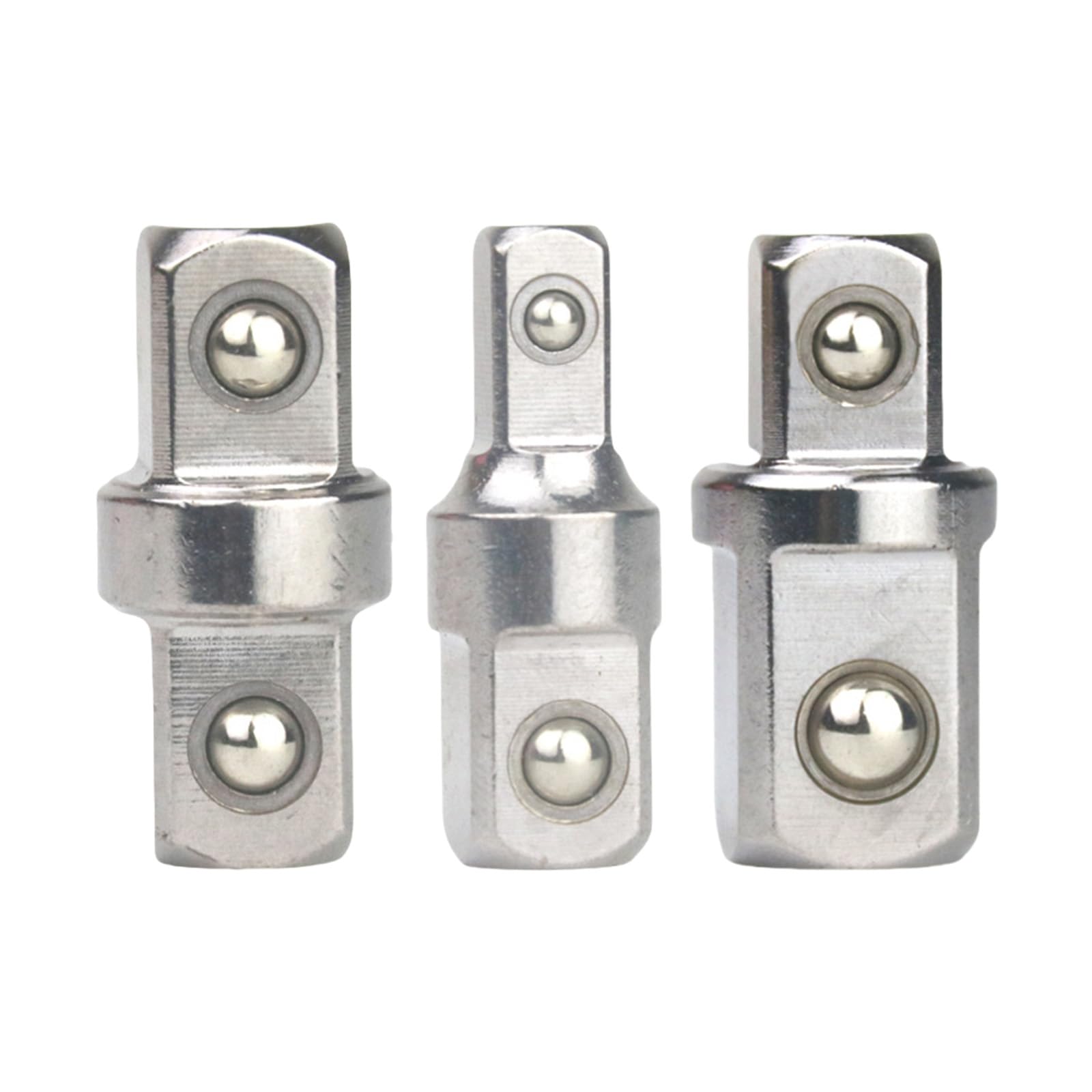 Msioytog 3Pcs Versatilitys Socket Adapter Resistant Steel Converter Reducers For Seamlessly Integration With Multiple Tool Socket Adapter
