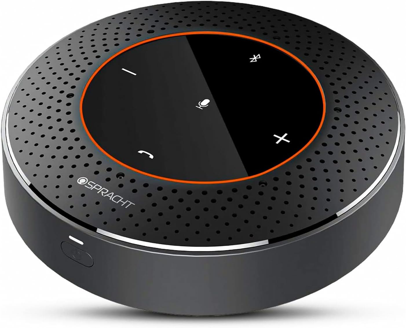 Spracht Desktop or Travel Conference Speaker & Microphone Voice Pickup w/Noise Reduction/Mute/Indicator 360° Omnidirectional Mic w/Bluetooth or USB Connectivity 5.0 for Zoom MCP4010