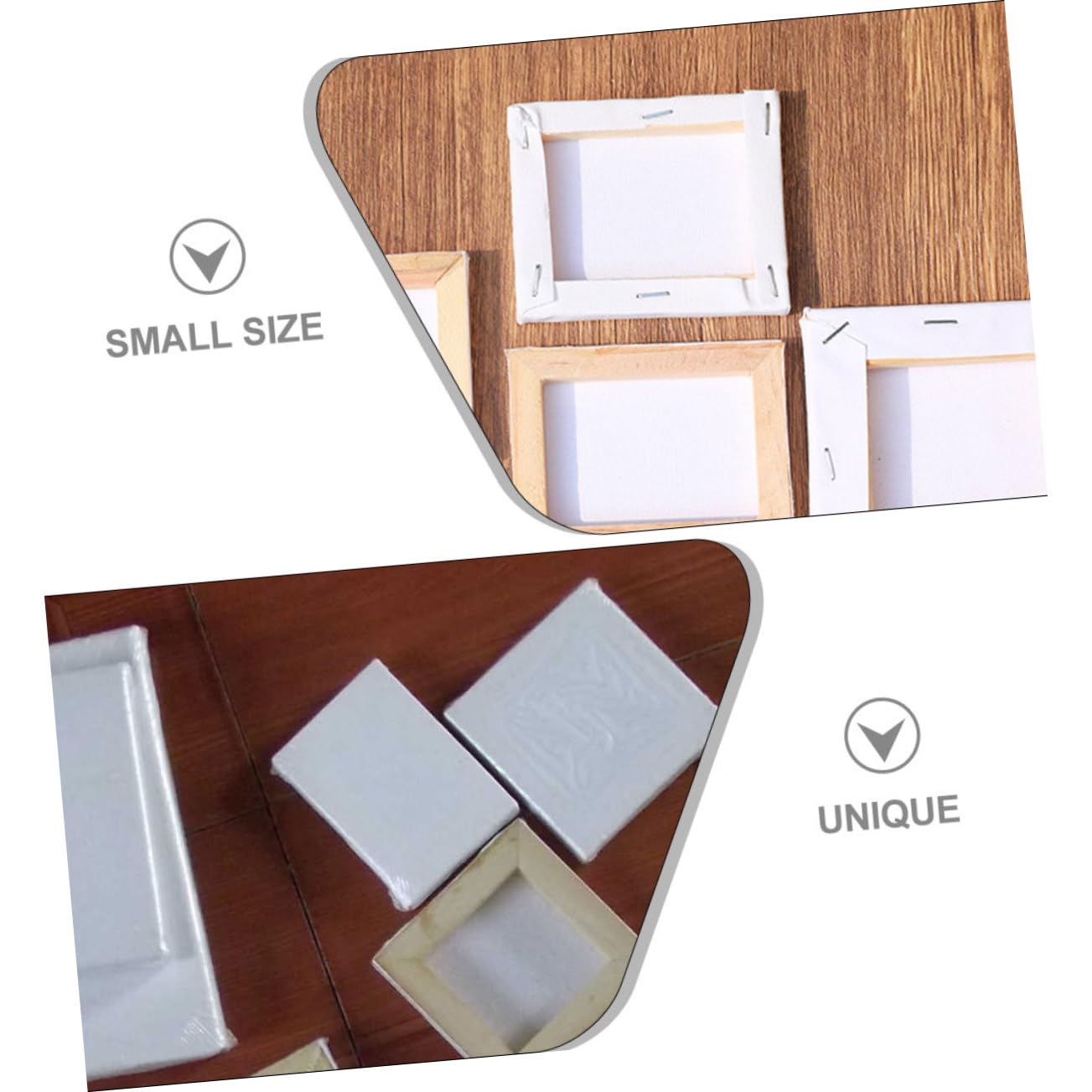 Saysurey 24 Pack Mini Magnetic Canvas Panel Canvas Boards For Painting