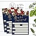 Hadley Designs 50 Floral Invitations, Fall Bridal or Baby Shower, Birthday Invitation Wedding Rehearsal invitation, Autumn Engagement Bachelorette Reception Anniversary, Housewarming, Graduation