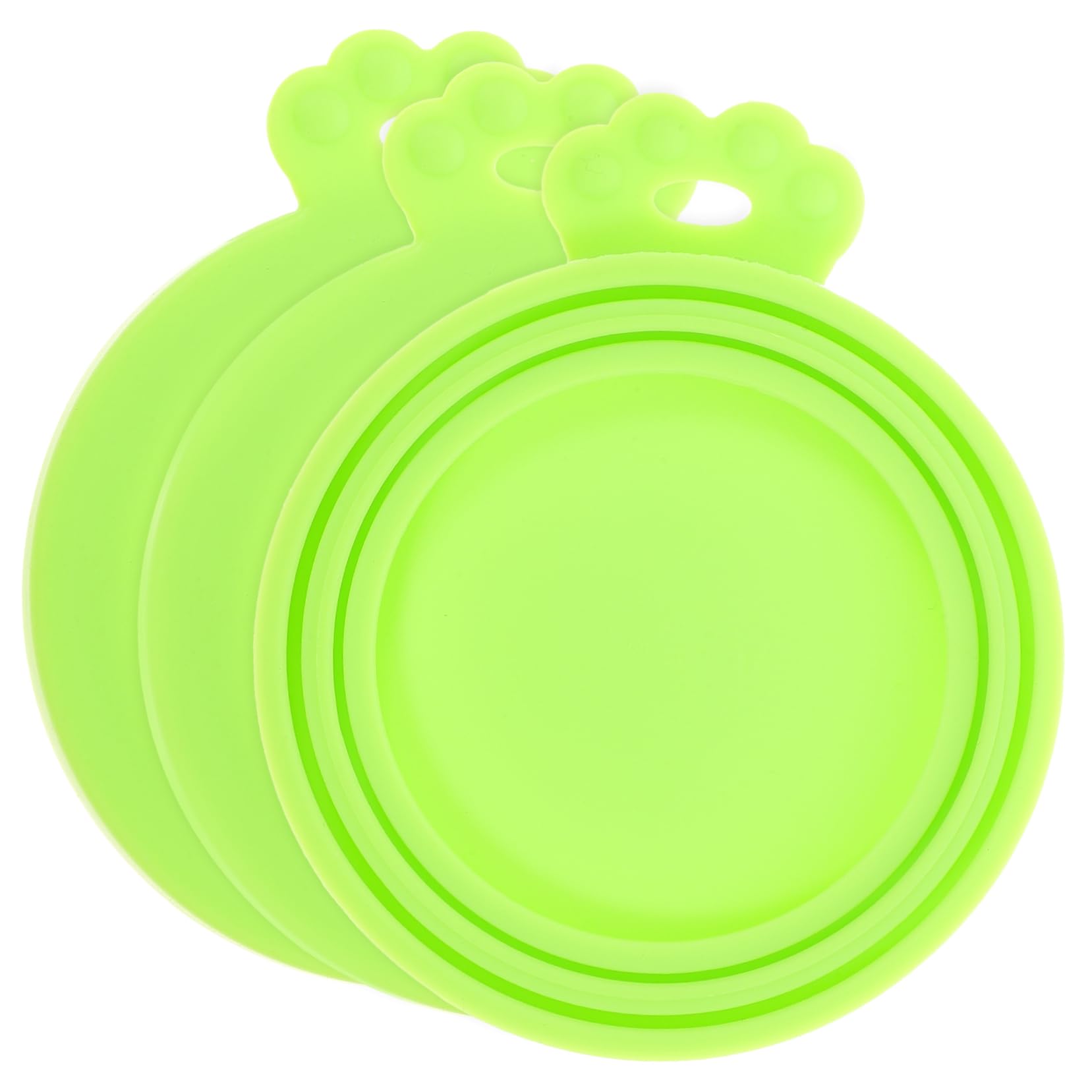 Didiseaon Canned Food Lids for Pets 3 Pack Silicone Sealing Lids Fit 65mm 75mm 85mm Freshness for Dogs Cats