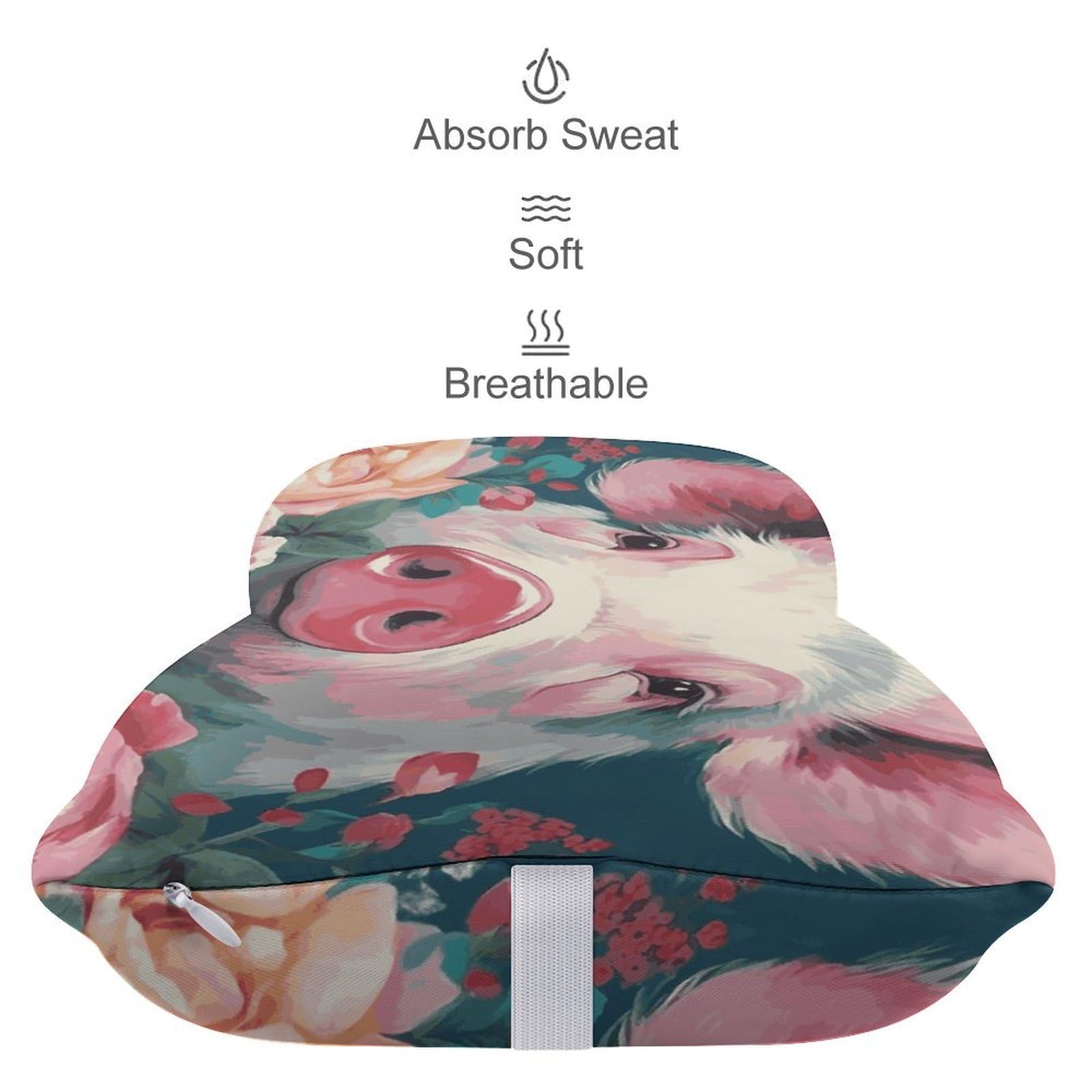 Almohada sonriente (11), núcleo de almohada de espuma viscoelástica, cojín, proporciona apoyo para el cuello, almohadas de coche para viajes y oficinas en casa.