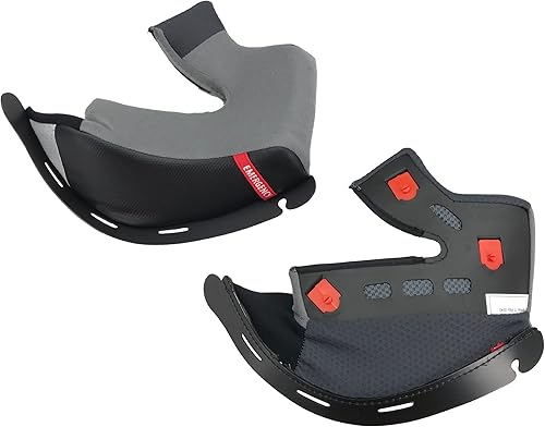 HJC Cascos RPHA 11 Pro Cheek Pads Street Moto Casco Accesorios - Negro/Pequeño 1.575 in