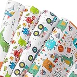 🎁 Rentable: El paquete incluye 12 hojas de papel de regalo en 4 tipos diferentes de patrones (cada patrón en 3 piezas) es 50cm * 74cm (20inch * 29 pulgadas), es lo suficientemente grande para envolver diferentes tamaños de regalos.