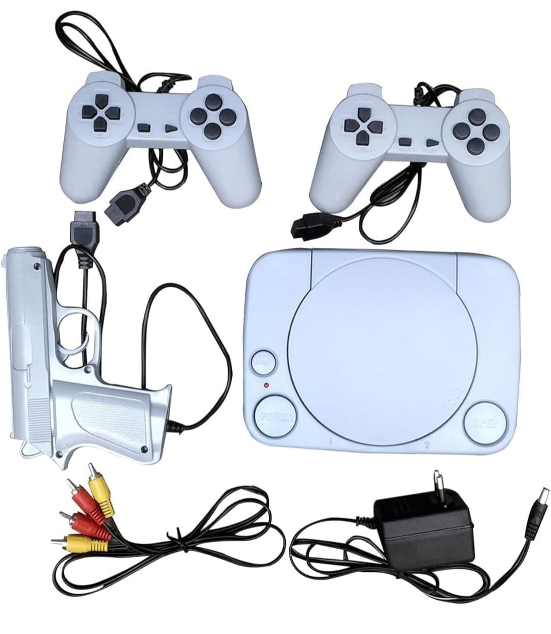Zohar Enterprises Retro Gaming Console 8 Bit with 2 Controllers, Light Gun, AV Cable, Power Adapter, Classic Design.-picture-10