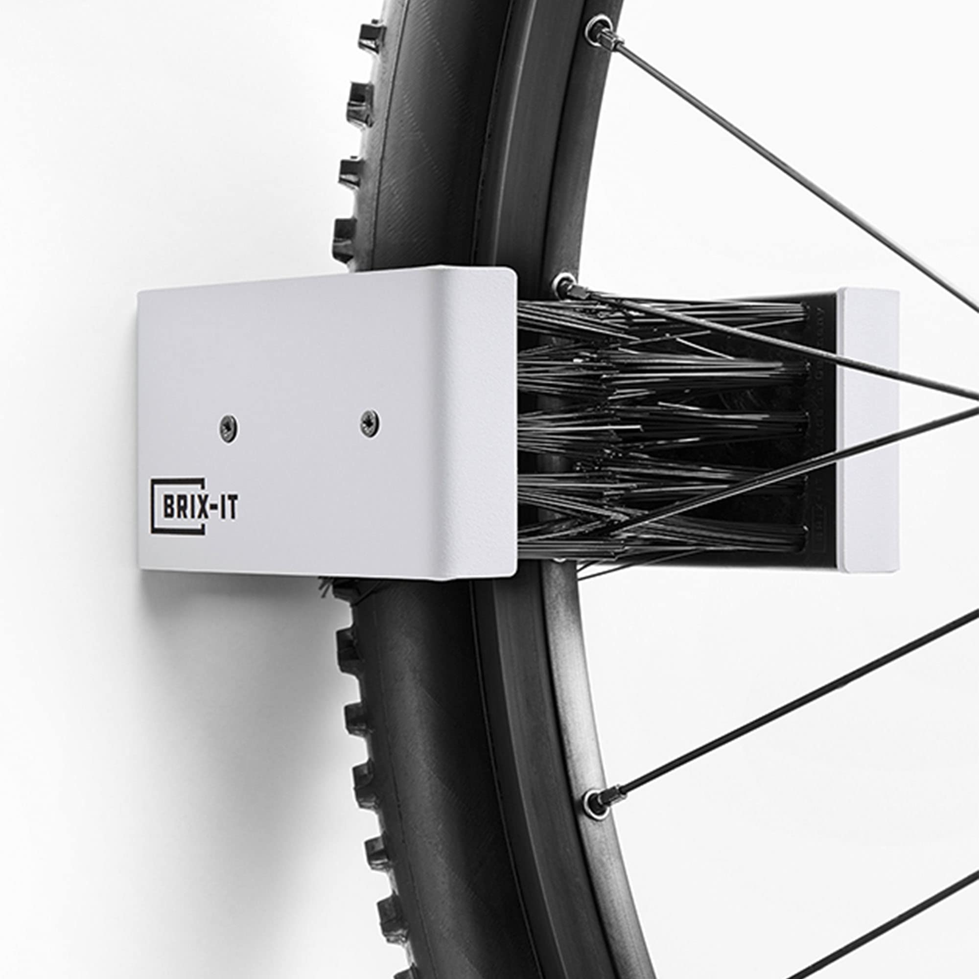 brix-it Fahrradhalterung Wand Fahrrad Aufhängung Wandhalterung Wandhalter Bike Fahrradaufhängung Wand Fahrradwandhalterungen Garage Rennrad Ebike alle Reifengrößen