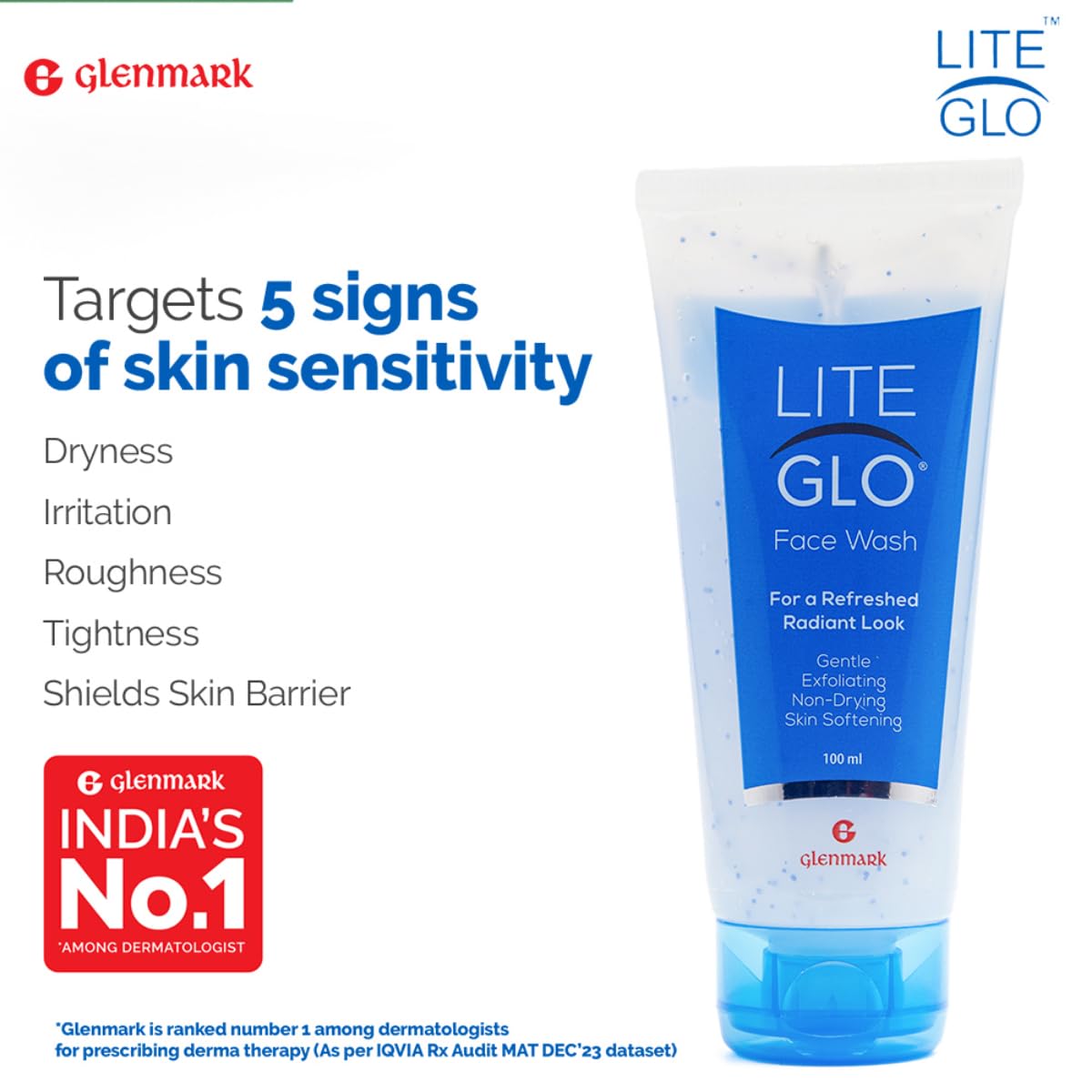Lite Glo Face Wash for Combination Skin – Contains Vitamin...