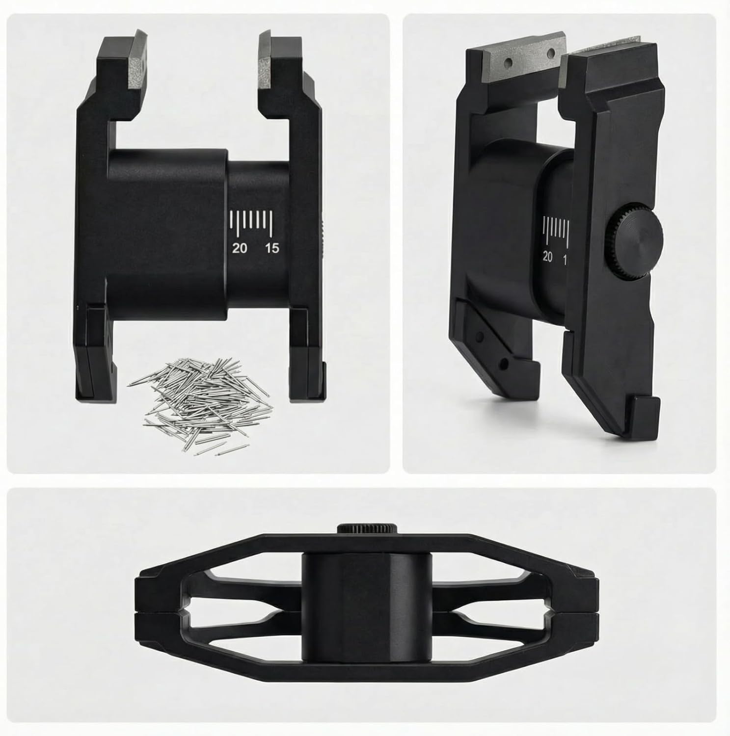 NUHUi Watch Spring Bar Tool Watchs Link Removal Kit Bracelet Strap Removal Tools Watchmaker Repair Kits Come with 108PCS (8-25mm) Spring Bars