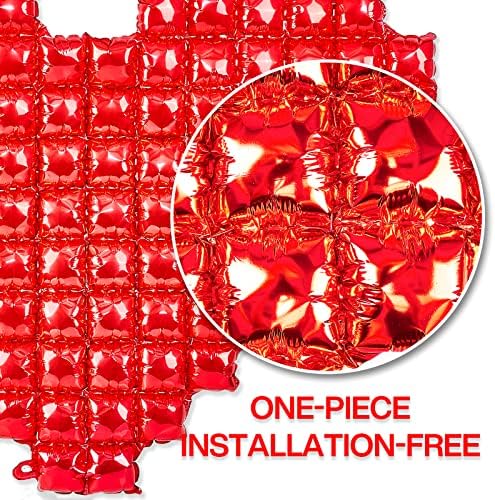 PartyWoo Red Heart Balloons, 2 pcs 55 Inch Large Heart Balloons, Giant Foil Balloons, Large Mylar Balloons, Heart Balloons for Birthday Decorations, Wedding Decorations, Bridal Shower Decorations